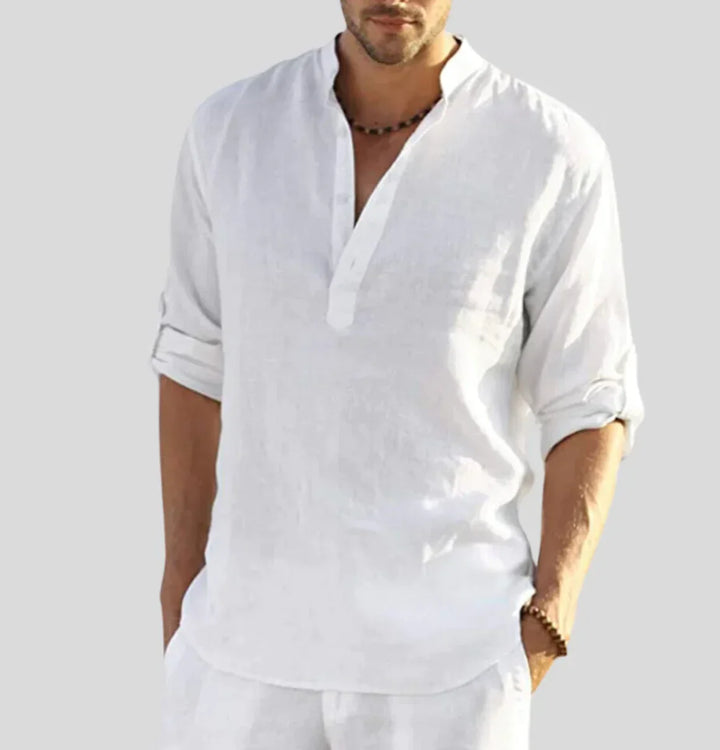 Bat-Erdene | Chemise décontractée en lin pour homme