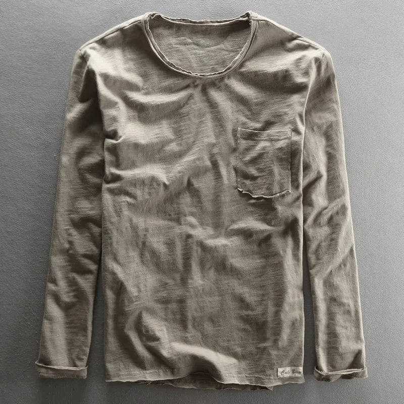 Ian | T-shirt décontracté à manches longues pour hommes