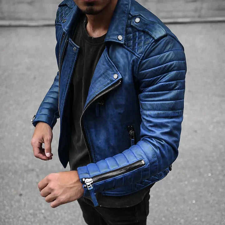 Mahmud | Veste en cuir intemporelle pour hommes