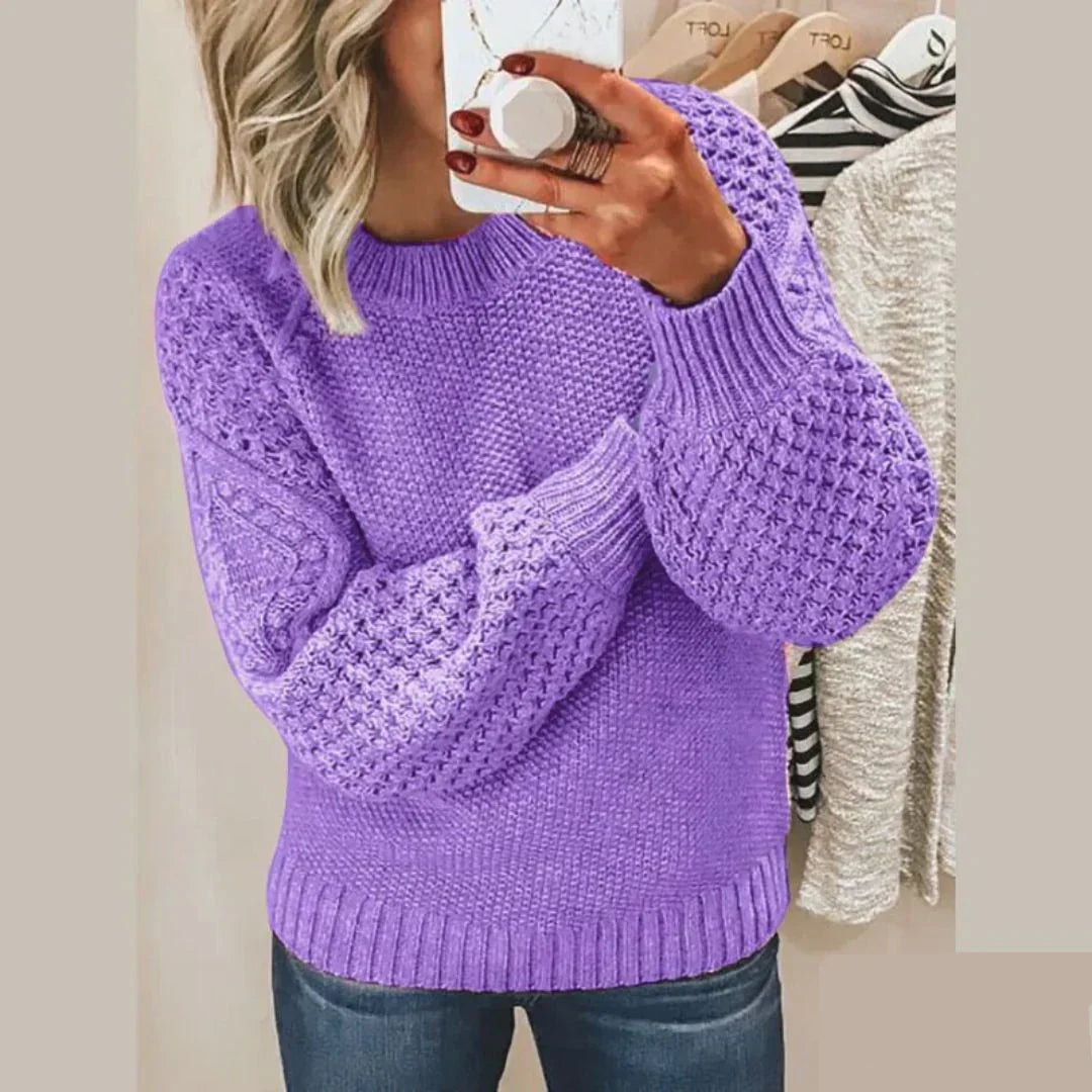 Bellarose - Pull classique chaud en maille