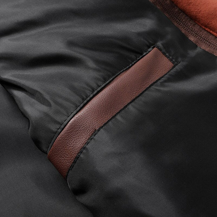 Milanya | Veste en cuir à capuche homme