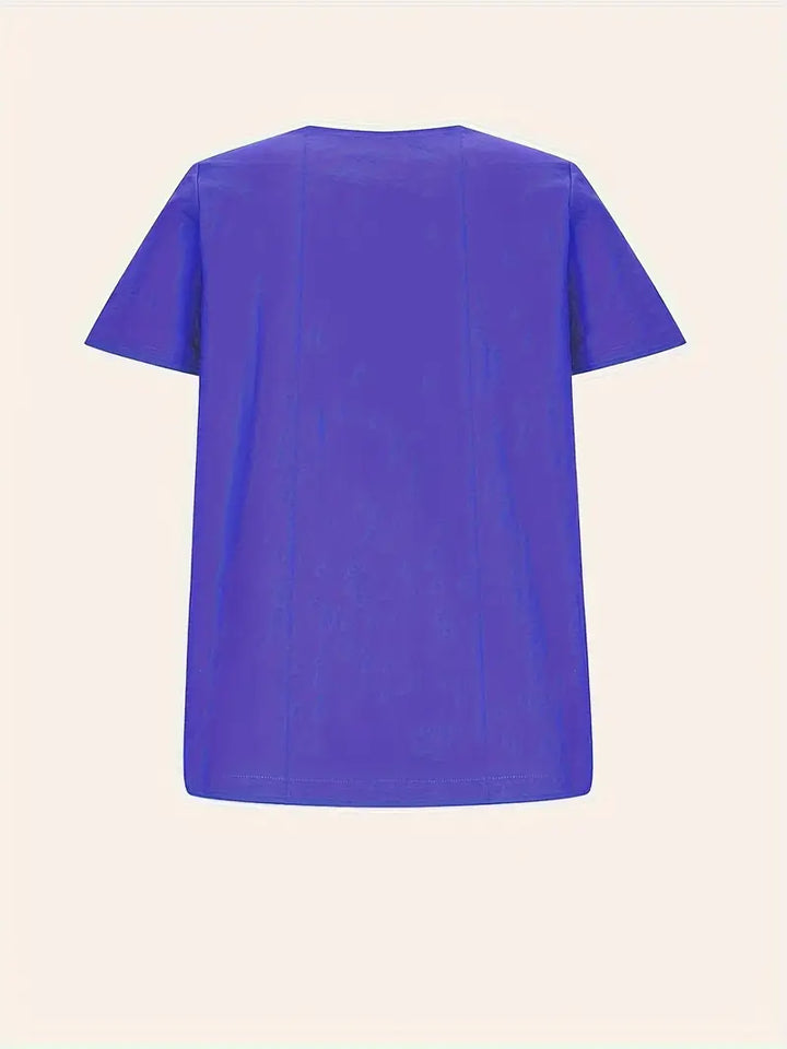 Janine | T-shirt décontracté à boutons pour femmes
