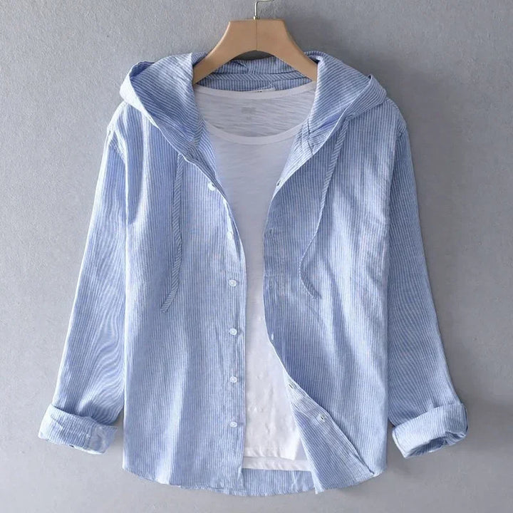Jason | Chemise légère estivale à capuche pour hommes