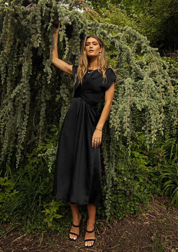 Kimmie | Élégante Robe de Soirée Drapée pour Femme
