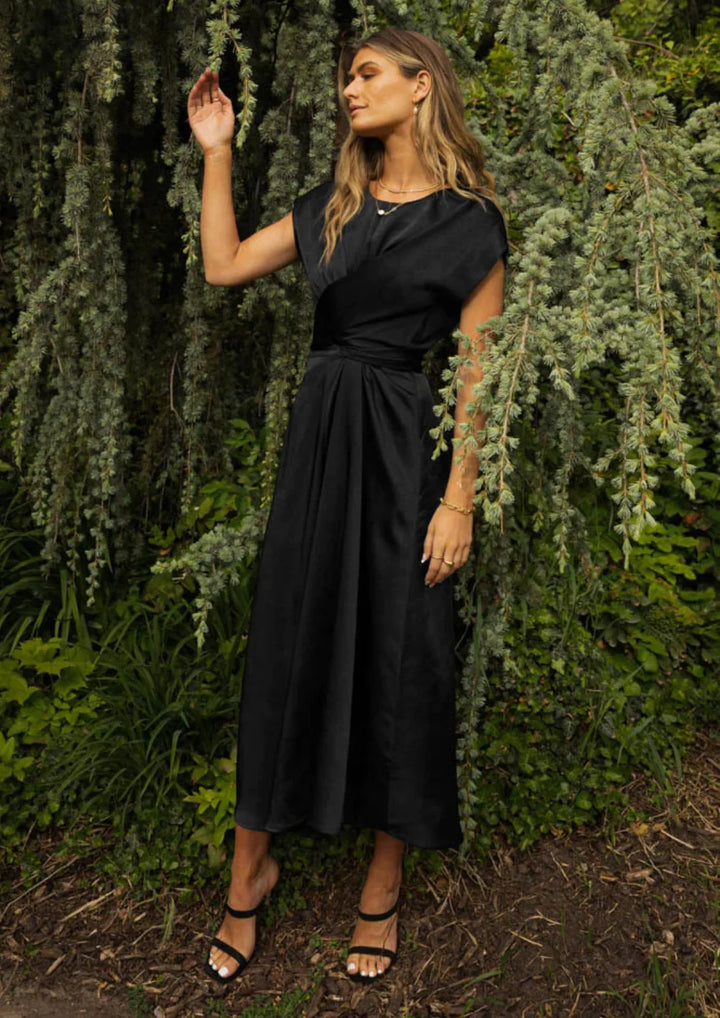 Kimmie | Élégante Robe de Soirée Drapée pour Femme