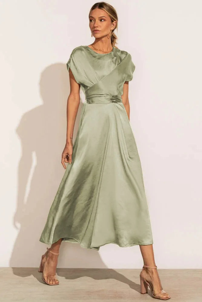 Kimmie | Élégante Robe de Soirée Drapée pour Femme