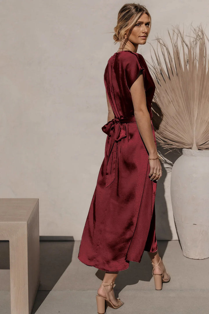 Kimmie | Élégante Robe de Soirée Drapée pour Femme