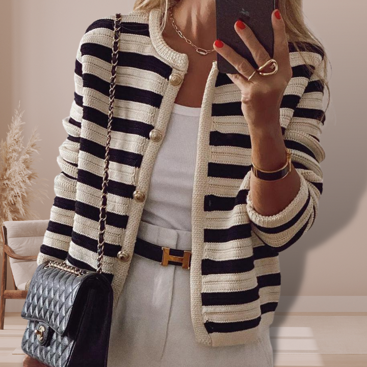 Velvet | Cardigan rayé