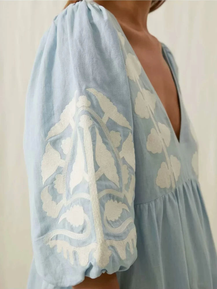 Lacy | Élégante Robe Maxi Boho pour Femmes