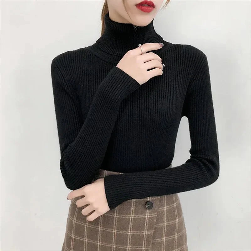 Layla | Élégant Pull à Col Roulé pour Femmes