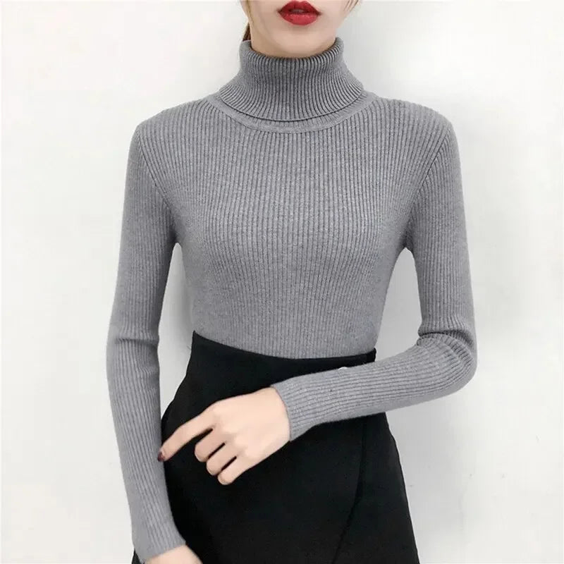 Layla | Élégant Pull à Col Roulé pour Femmes