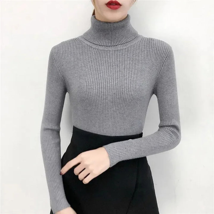 Layla | Élégant Pull à Col Roulé pour Femmes