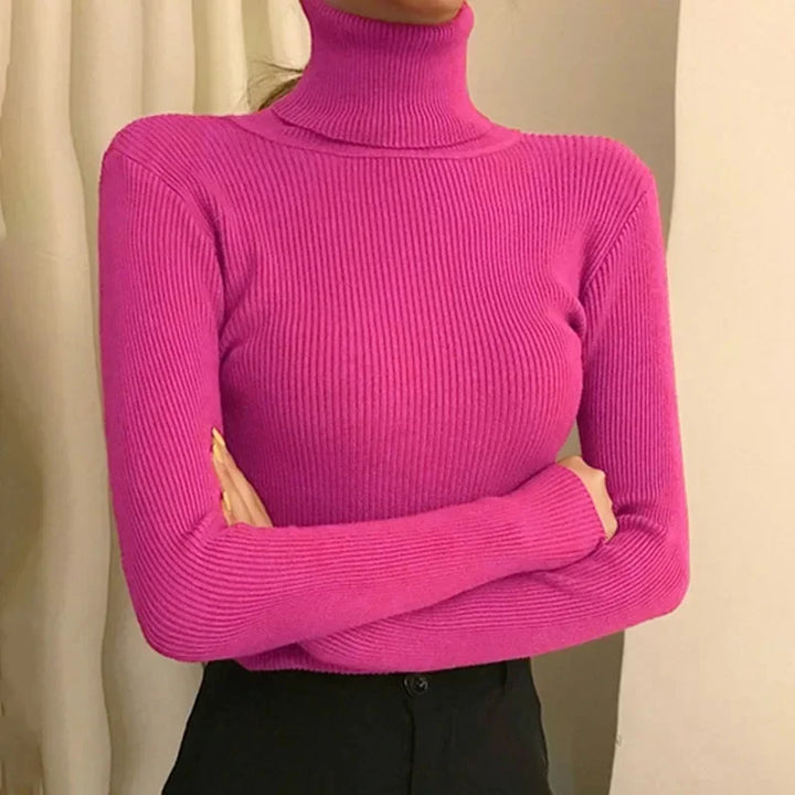 Layla | Élégant Pull à Col Roulé pour Femmes