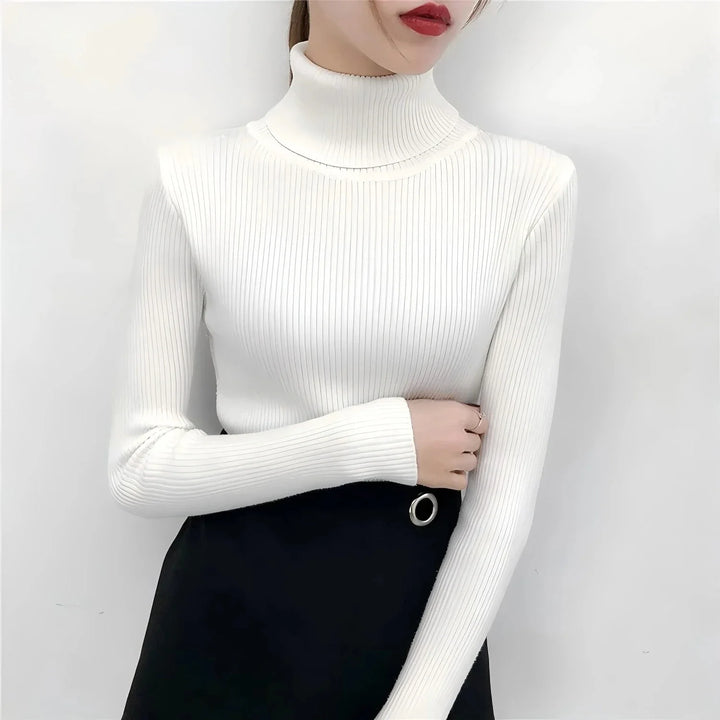 Layla | Élégant Pull à Col Roulé pour Femmes
