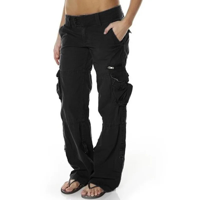 Cyneburg | Pantalon cargo taille basse pour femmes