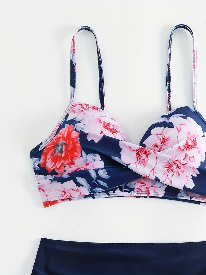 Lisa | Bikini élégant à imprimé tropical pour femmes