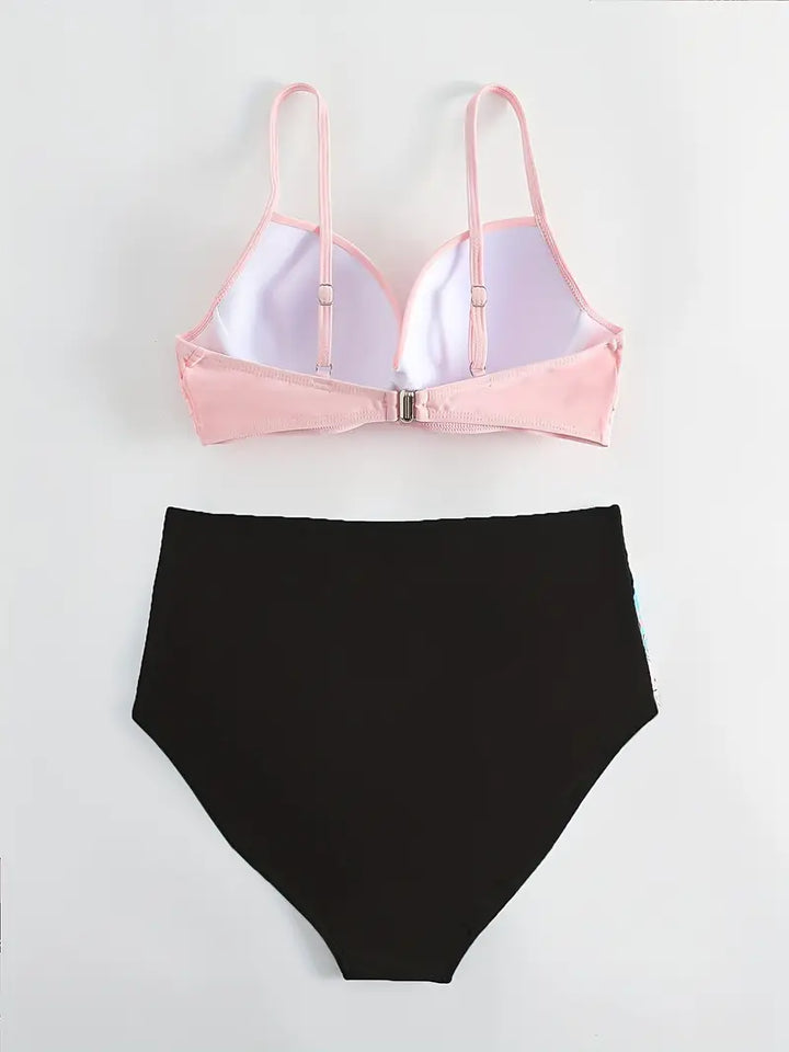 Lisa | Bikini élégant à imprimé tropical pour femmes