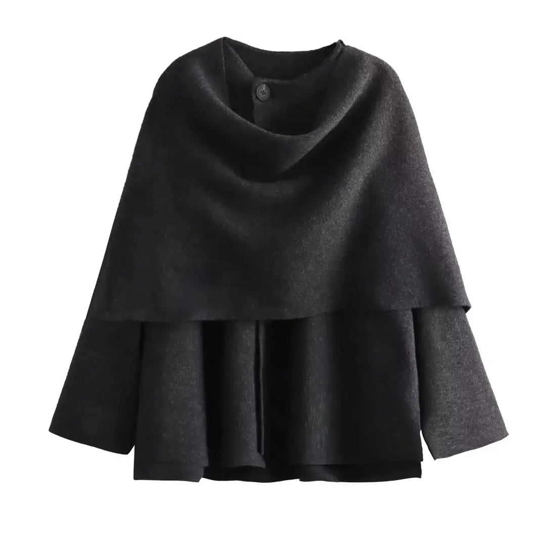Marianne | Élégante veste manteau asymétrique pour femmes