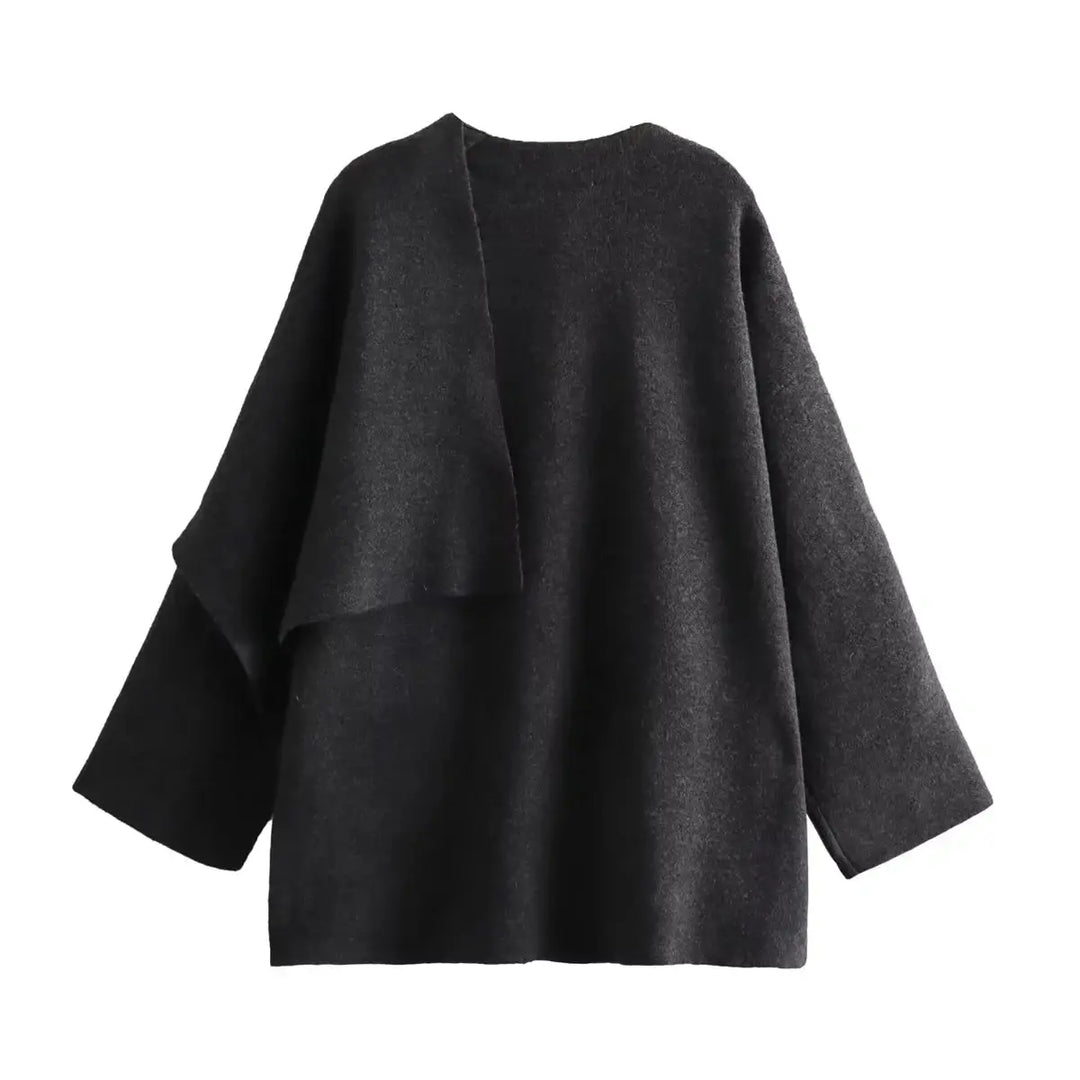 Marianne | Élégante veste manteau asymétrique pour femmes