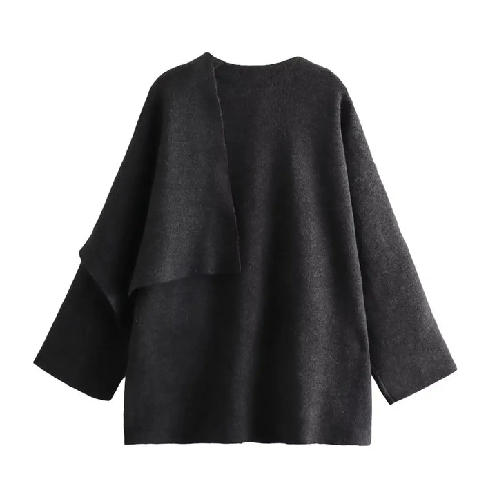 Marianne | Élégante veste manteau asymétrique pour femmes