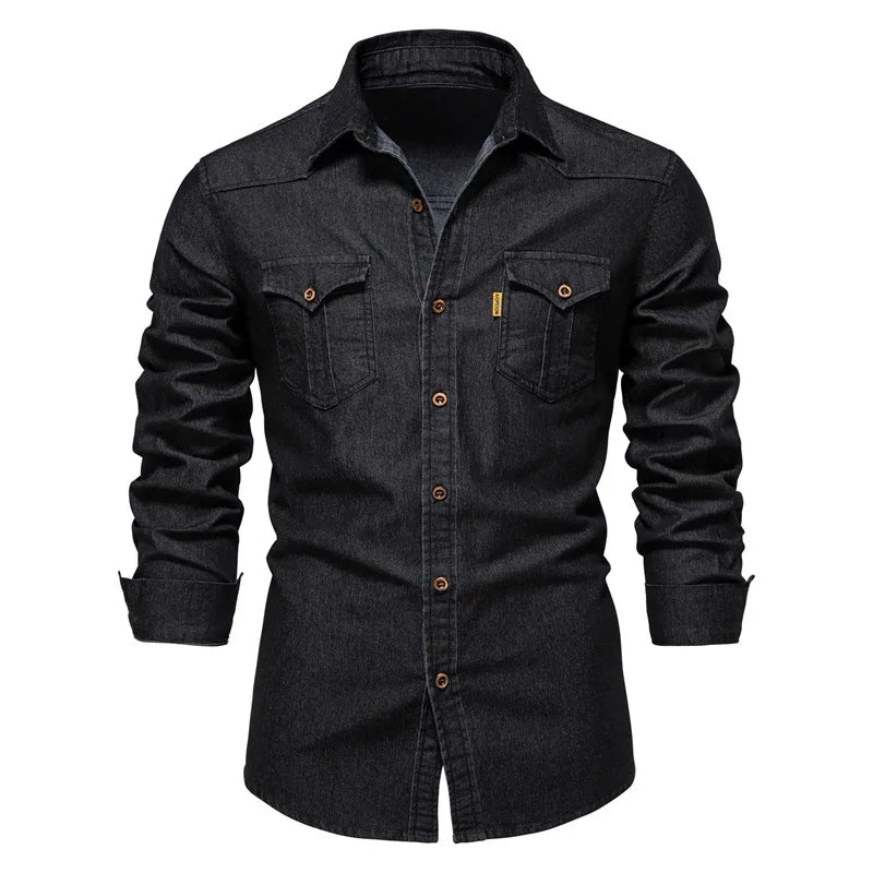 Newton | Chemise élégante en denim pour homme
