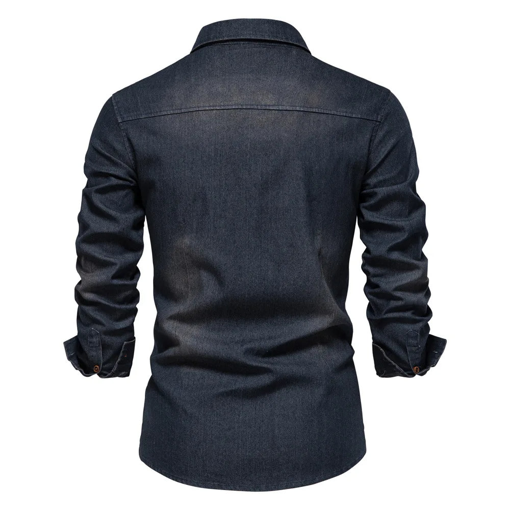 Newton | Chemise élégante en denim pour homme