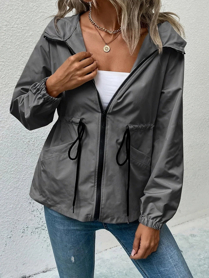 Safina - Veste Décontractée Polyvalente à Capuche pour l’Extérieur