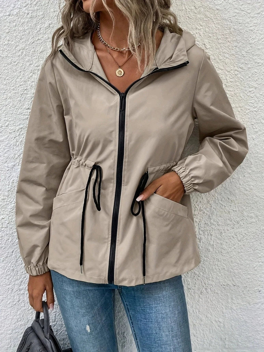Safina - Veste Décontractée Polyvalente à Capuche pour l’Extérieur