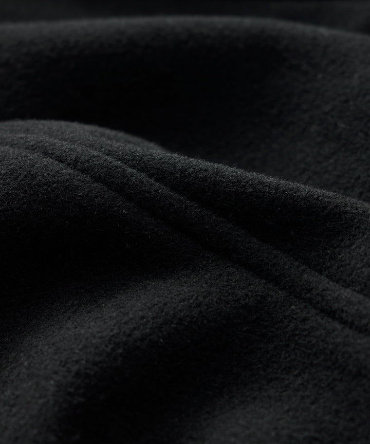 Culhwch | Manteau balmacaan ceinturé en noir pour homme