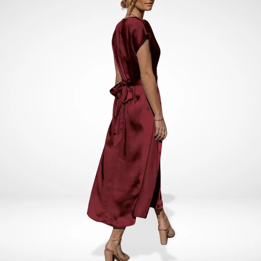 Robe de soirée coupe fluide drapée pour Femmes – Kimmie
