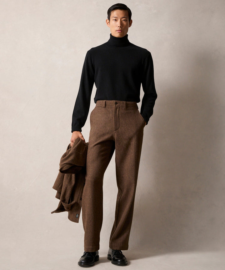 Enki | Pantalon Relaxé en laine Donegal pour homme