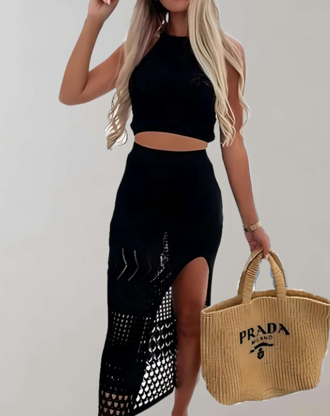 Tahel | Robe cintrée sans manches