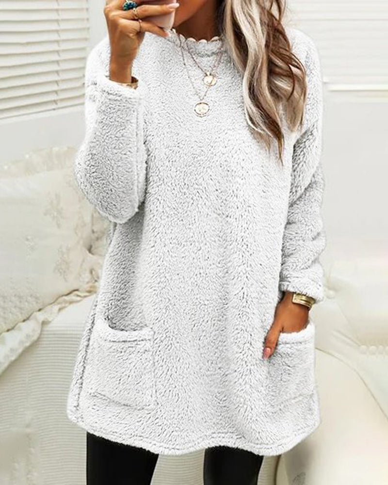 Nayla - Pull polaire épais et cosy avec poches
