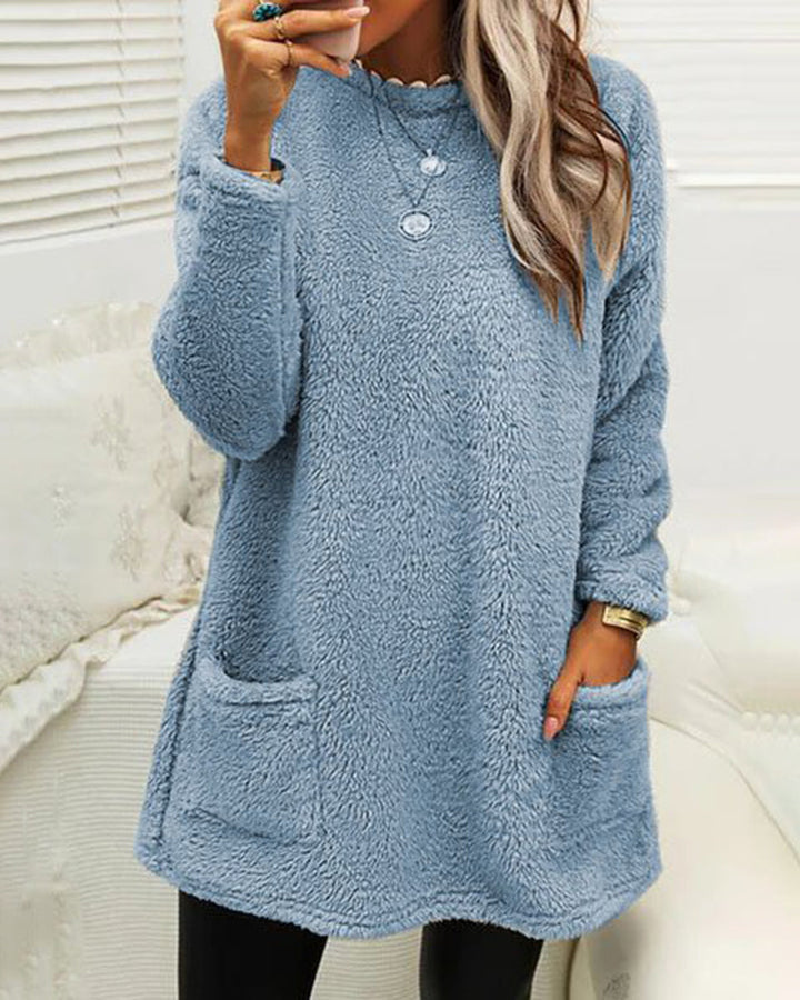 Nayla - Pull polaire épais et cosy avec poches
