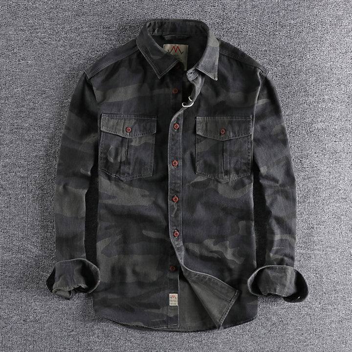 Kerim | Chemise à manches longues camouflage pour hommes
