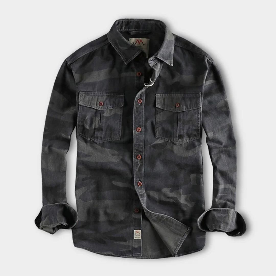 Kerim | Chemise à manches longues camouflage pour hommes