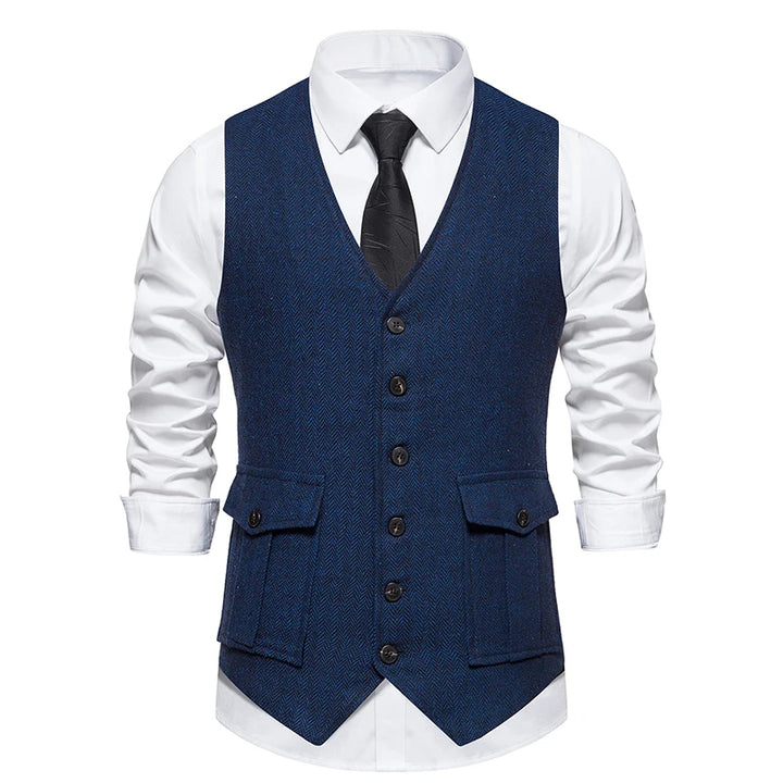 Rive | Élégant Gilet Formelle pour Hommes