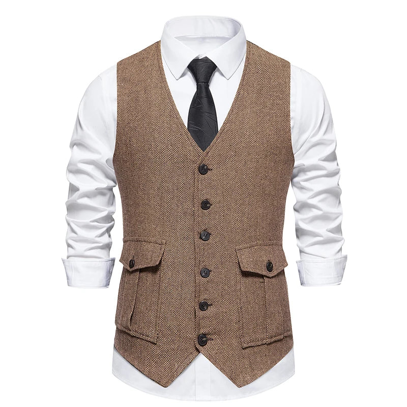 Rive | Élégant Gilet Formelle pour Hommes