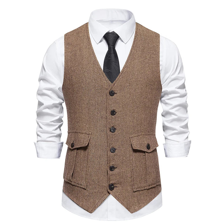Rive | Élégant Gilet Formelle pour Hommes
