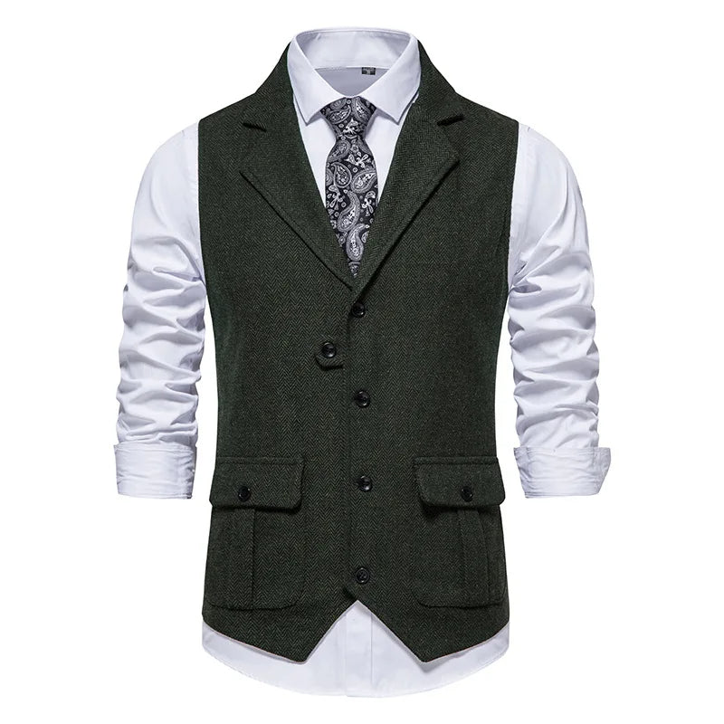 Rive | Élégant Gilet Formelle pour Hommes