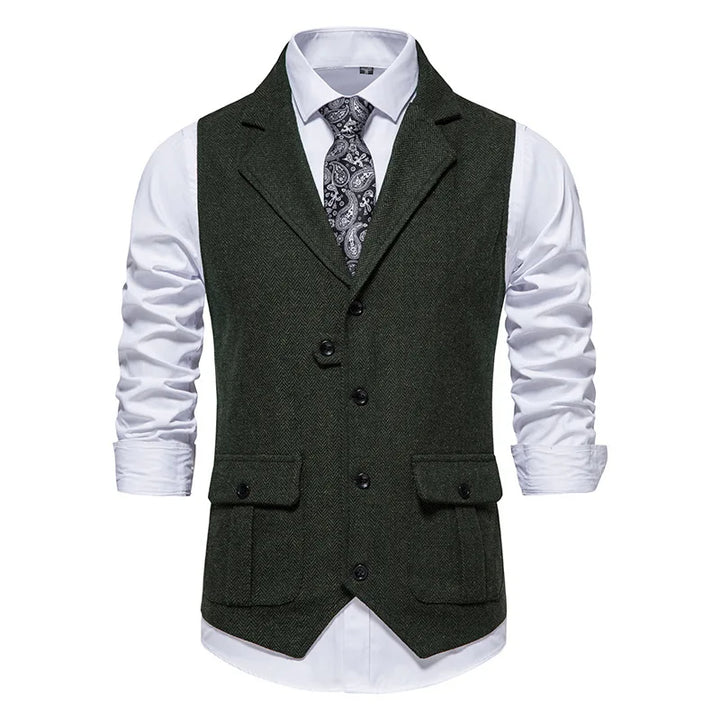 Rive | Élégant Gilet Formelle pour Hommes