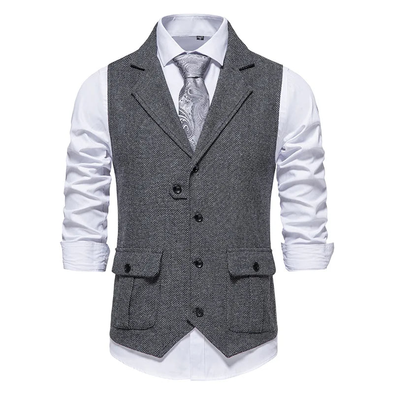Rive | Élégant Gilet Formelle pour Hommes