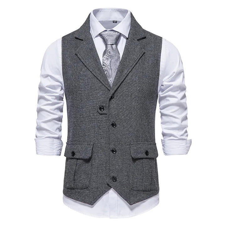 Rive | Élégant Gilet Formelle pour Hommes