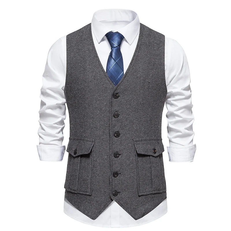 Rive | Élégant Gilet Formelle pour Hommes