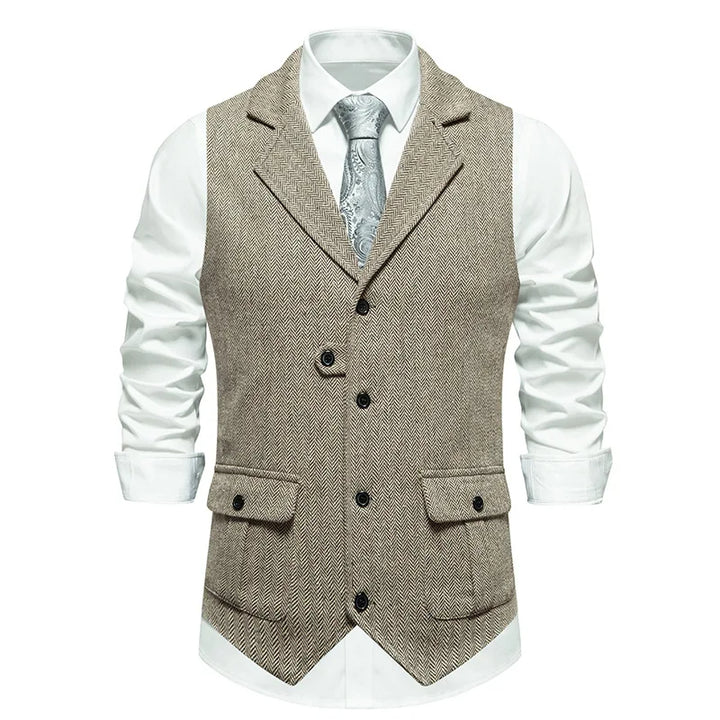 Rive | Élégant Gilet Formelle pour Hommes