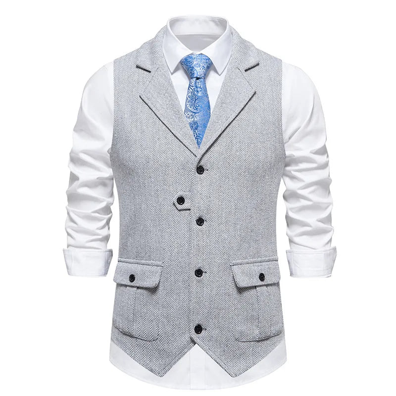 Rive | Élégant Gilet Formelle pour Hommes