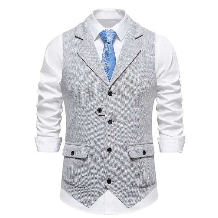 Rive | Élégant Gilet Formelle pour Hommes