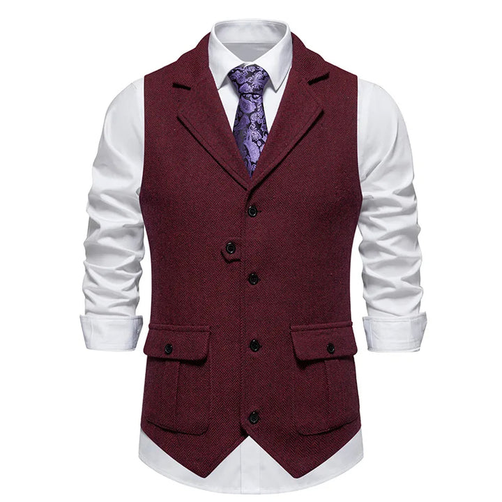 Rive | Élégant Gilet Formelle pour Hommes