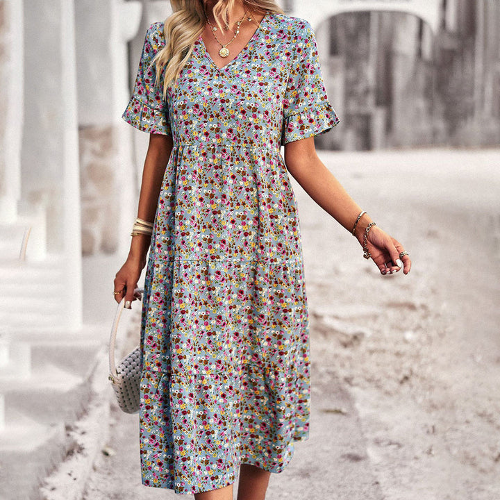 Odeta | Robe d'été fleurie