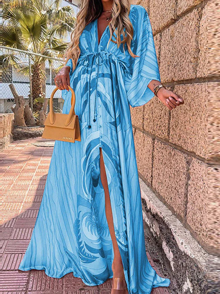 Hawise | Robe élégante imprimée pour la plage
